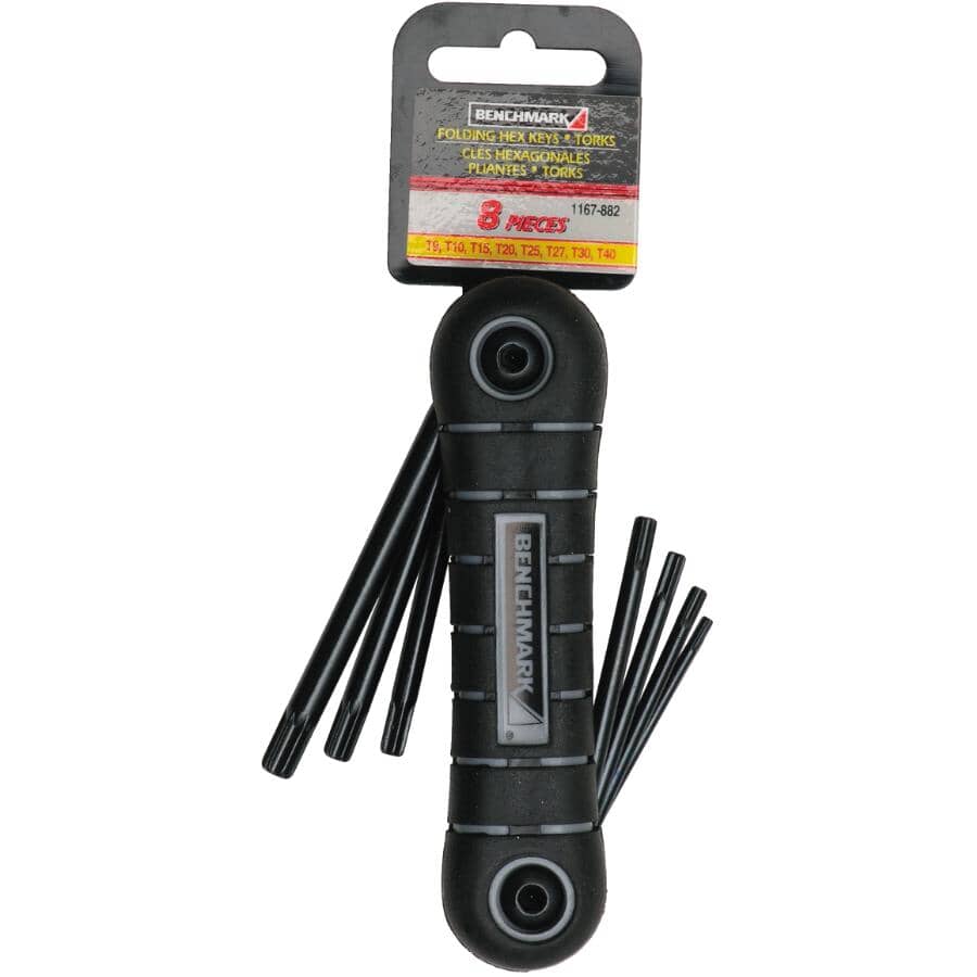 8 Piece Folding Torx Hex Key Set
