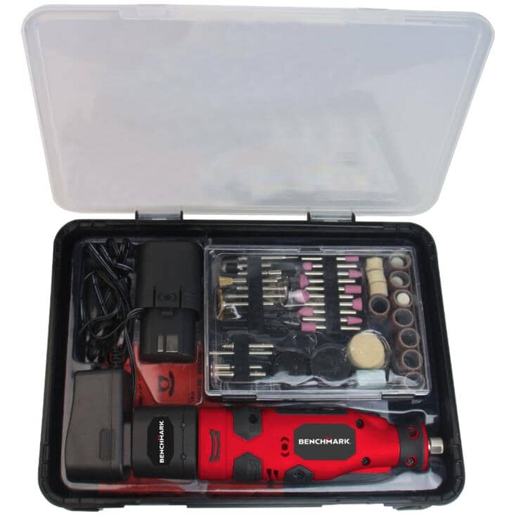 8V Max Lithium-ion Rotary Tool Kit - with 110 Accessories