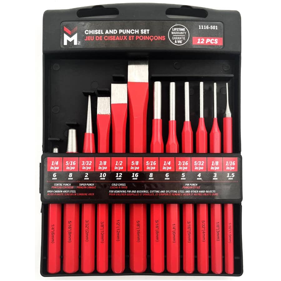 Chisel & Punch Set - 12 Piece