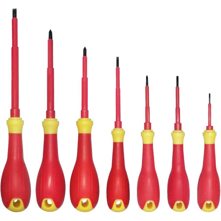 Insulated Screwdriver Set - 7 Piece