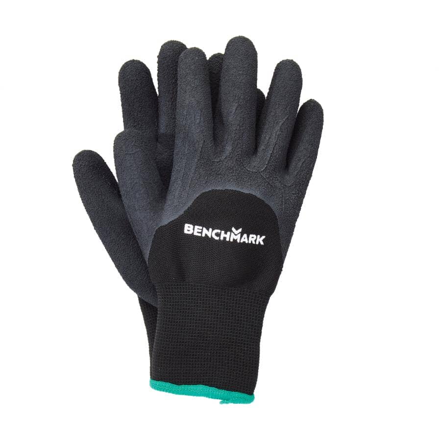 Lined Latex/Polyester Nitrile Coated Work Gloves, Medium