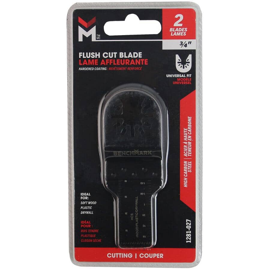 Plunge Oscillating Blades – 3/4", 2 pack