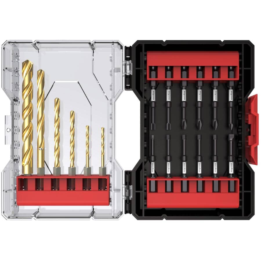 Power Drill & Driver Bit Set - 18 Piece