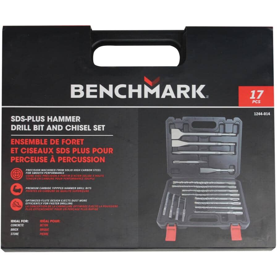 SDS PLUS Drill Bit & Chisel Set - 17 Piece