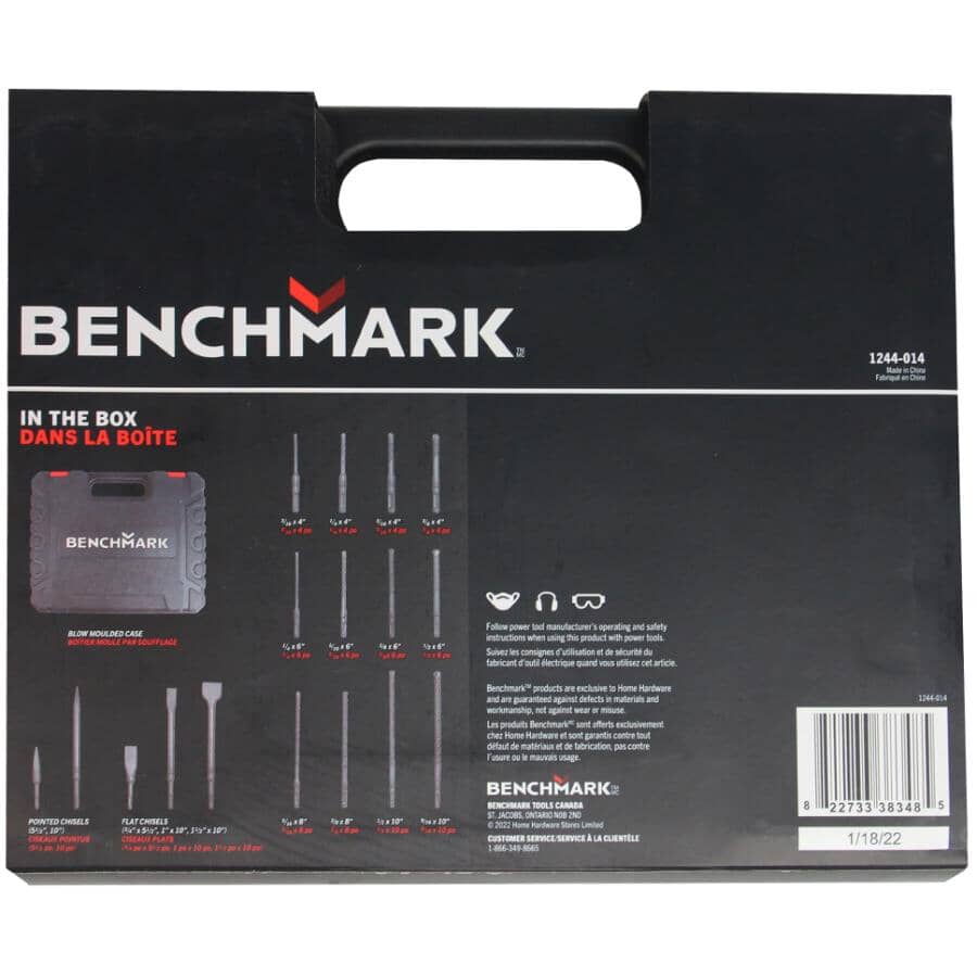 SDS PLUS Drill Bit & Chisel Set - 17 Piece