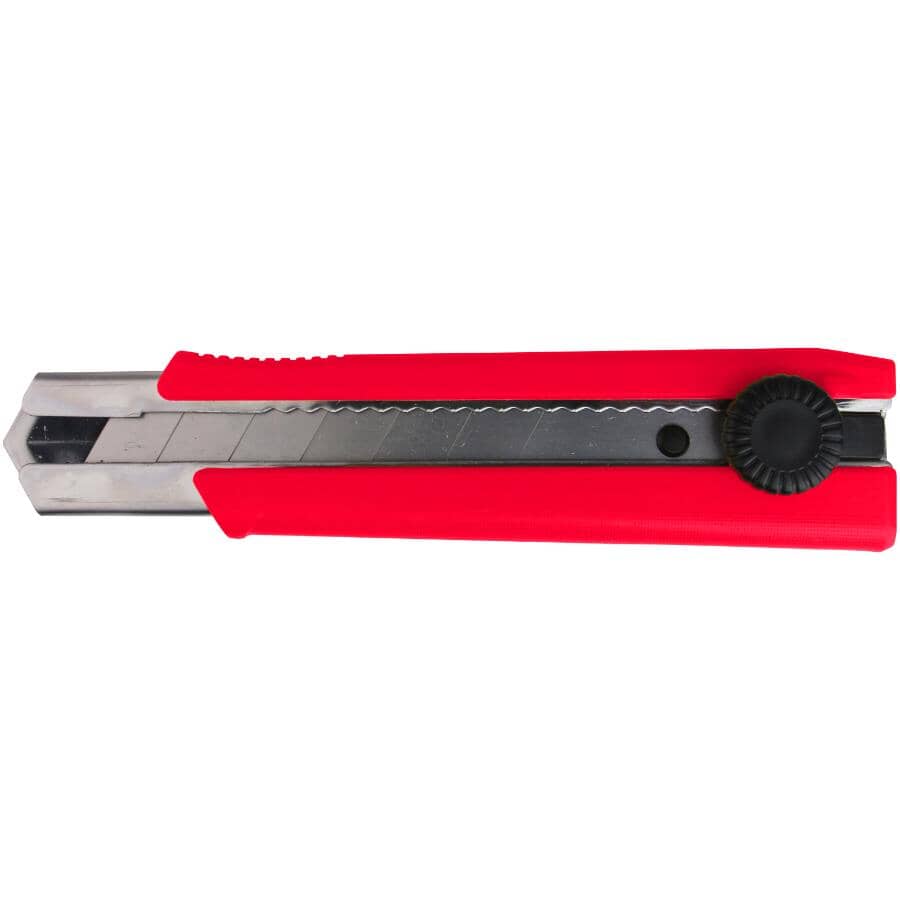 Snap Off Blade Utility Knife - 25 mm, with 4 Blades