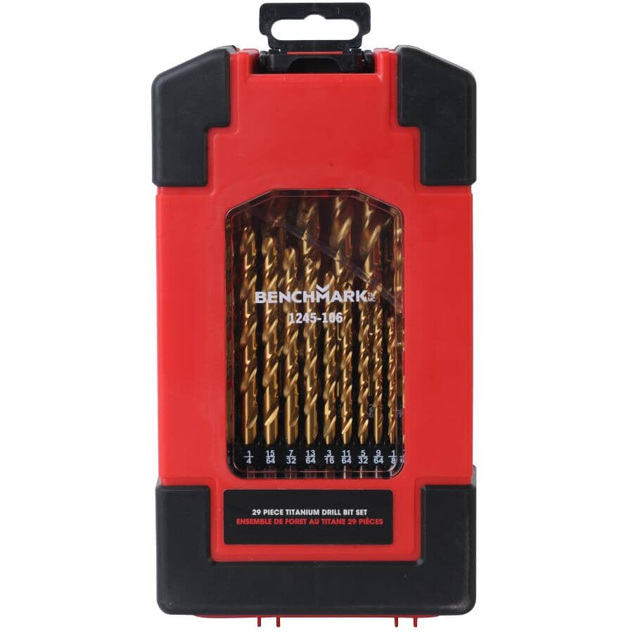 Titanium Drill Bit Set - 29 Piece