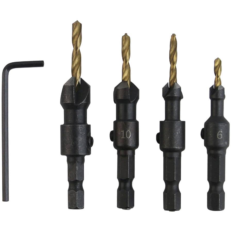 Titanium Pilot Screw Setter Set - 4 Piece
