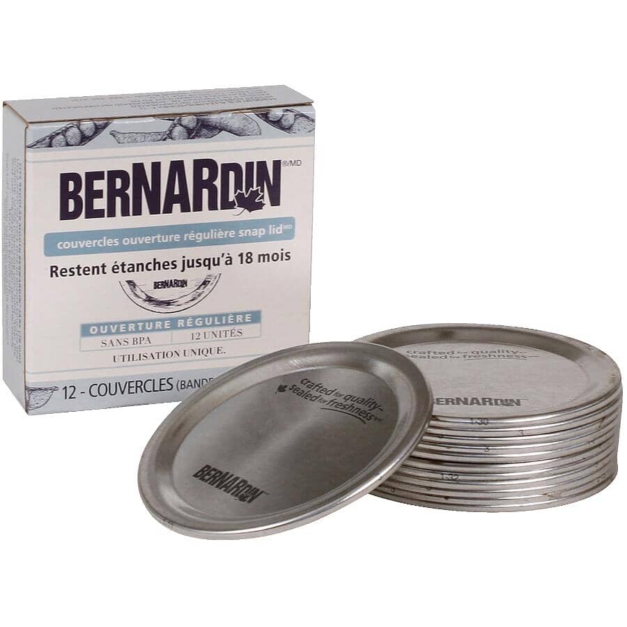 Regular Mason Jar Lids - 12 Pack