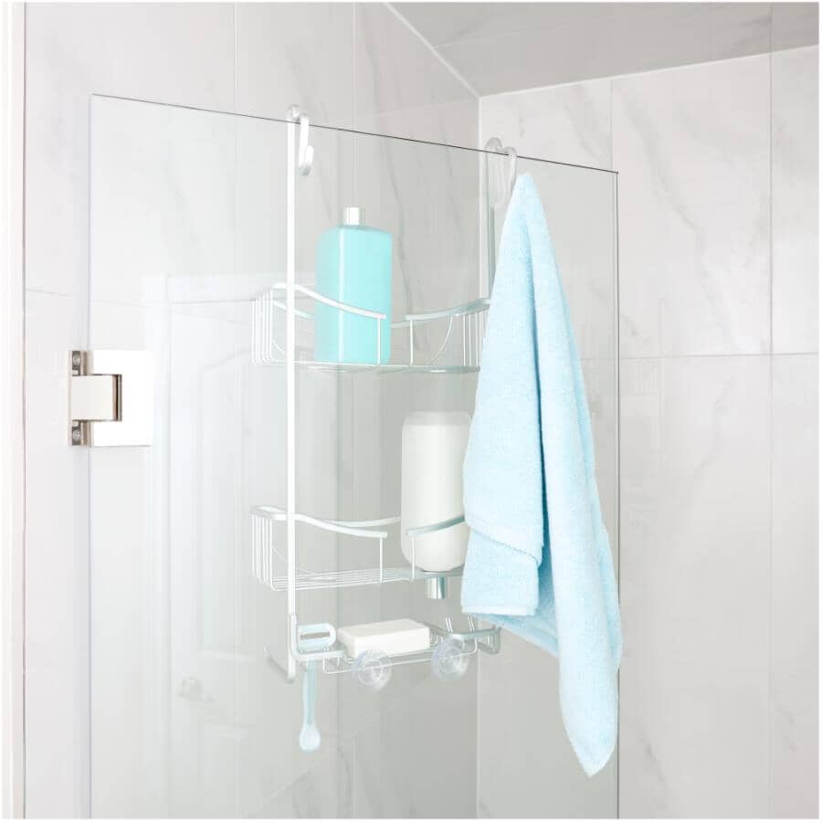 Venus 3 Tier Over The Door Shower Caddy - Aluminum