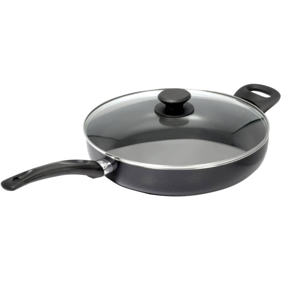 My Kitchen Non-Stick Jumbo Cooker - with Glass Lid, 5 Qt