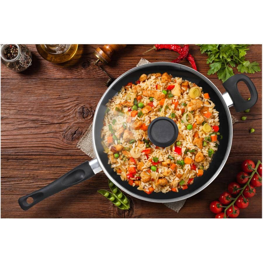 My Kitchen Non-Stick Jumbo Cooker - with Glass Lid, 5 Qt