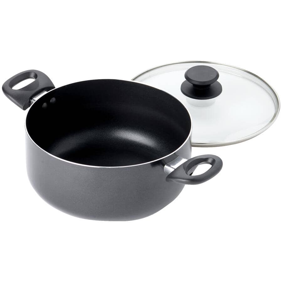 My Kitchen Non-Stick Stockpot - with Glass Lid, 5 Qt