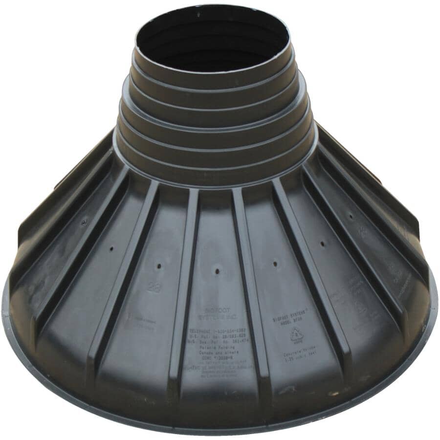 28" Diameter Bigfoot Footing Form, fits 10" or 12" Construction Tubes