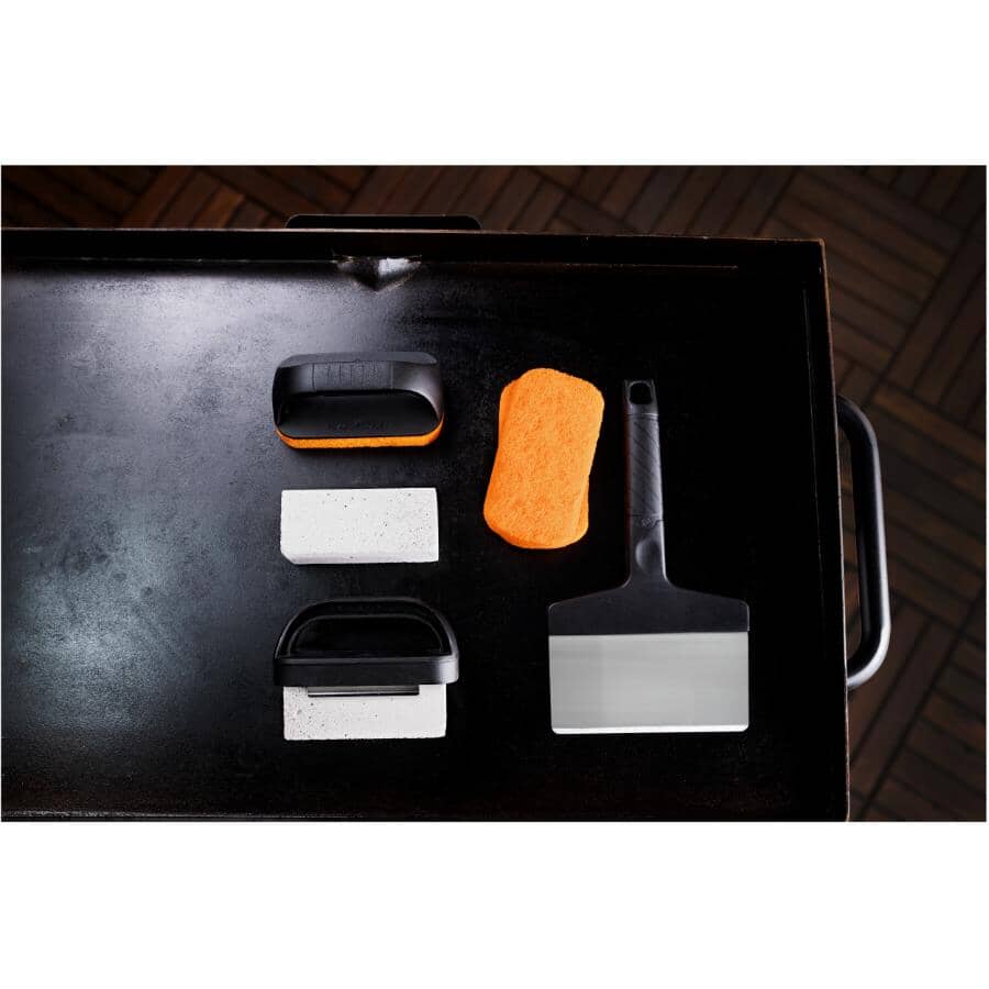 Professional Griddle Cleaning Kit - 8 Piece