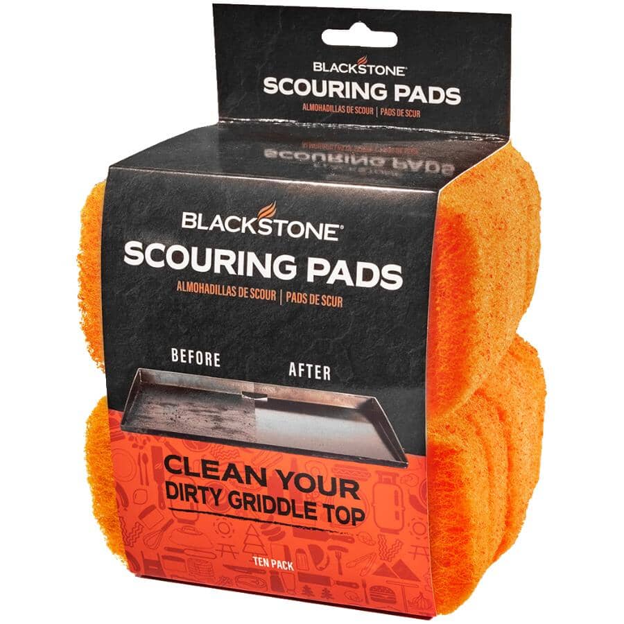 Replacement Griddle Scouring Pads - 10 Pack