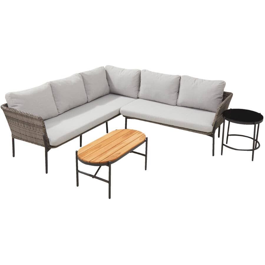 Providence Sectional Set - with Cushions, 4 Piece