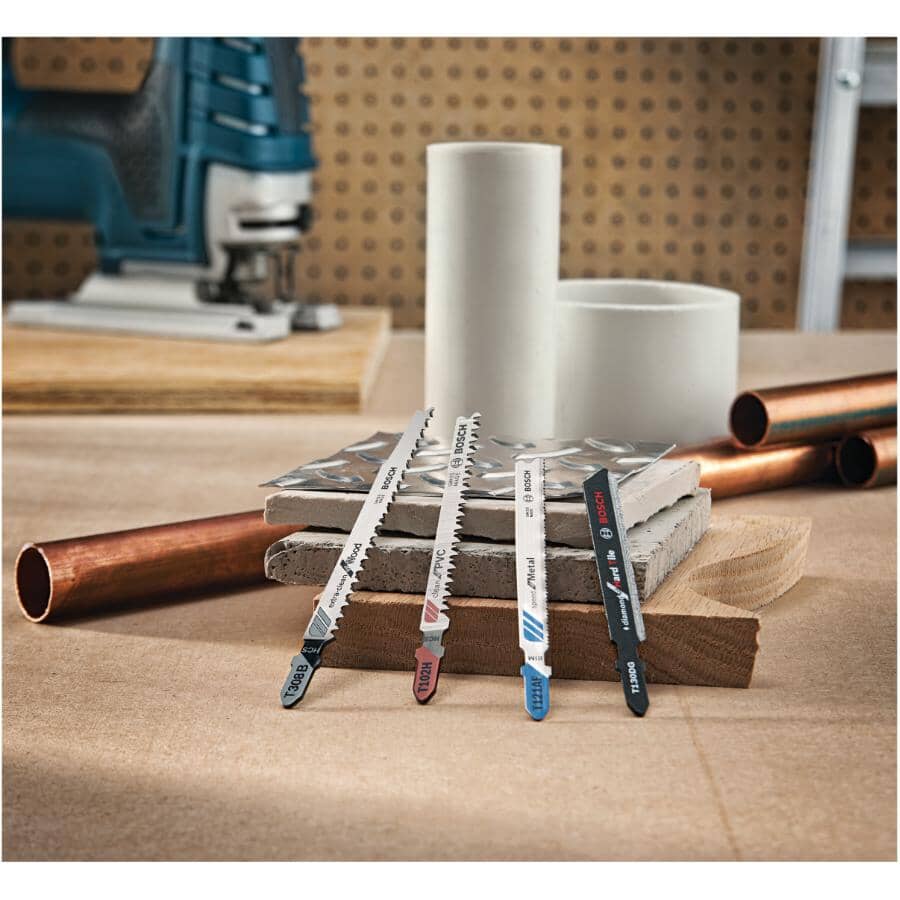 3-1/4" 30 Tooth 30 Grit Diamond T-Shank Jigsaw Blade, for Hard Tile Cutting