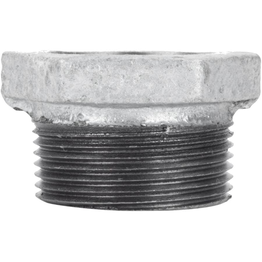 1-1/2" x 3/4" Galvanized Hex Bushing