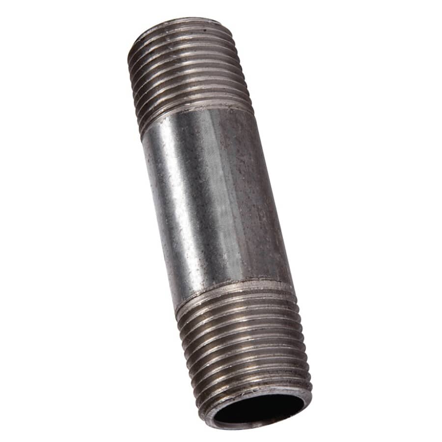 1/8" x 4" Black Nipple
