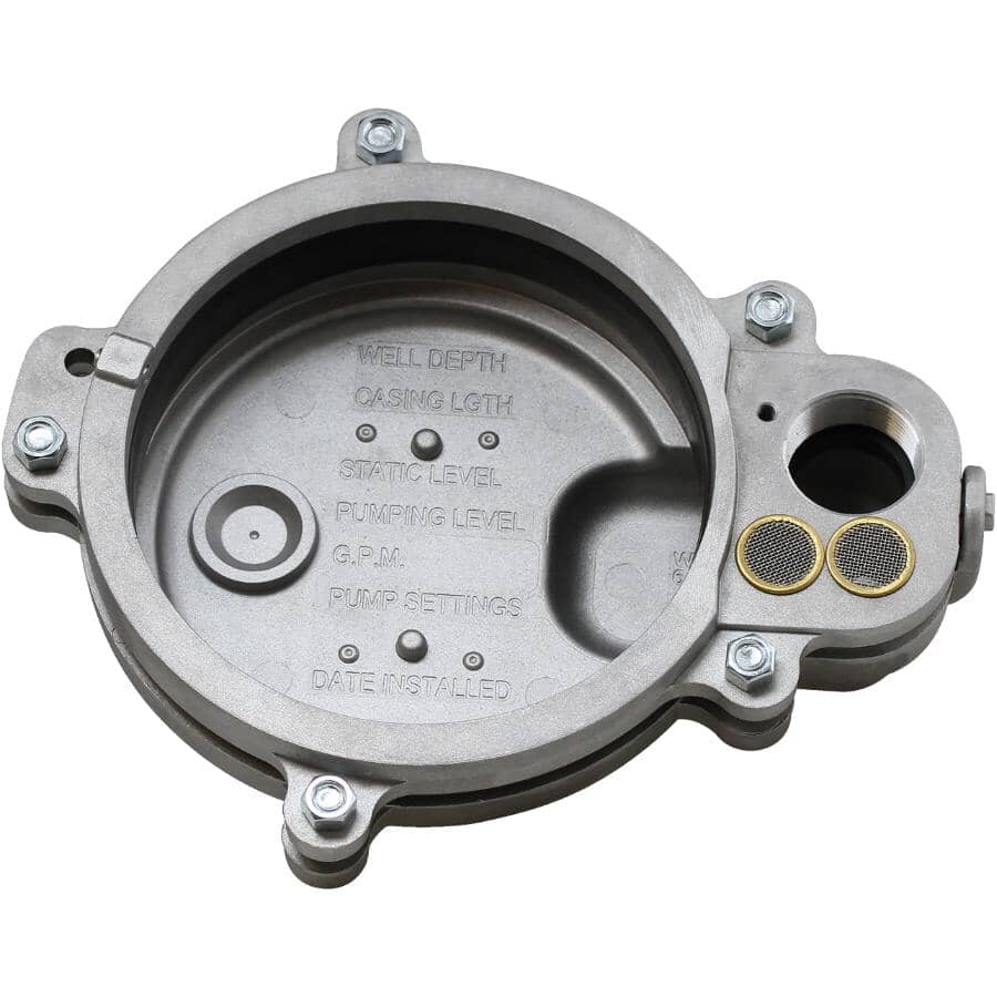 6" Aluminum Watertight Locking Well Cap