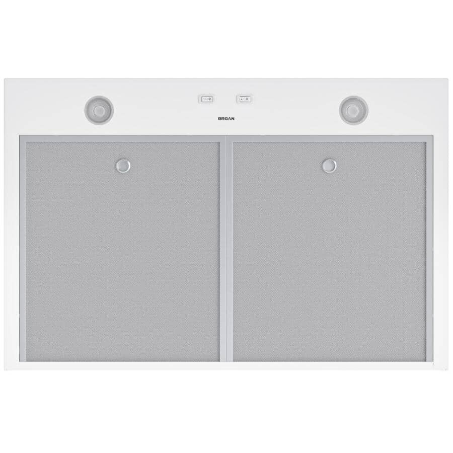 Glacier 30" Under Cabinet Range Hood - 350 Max Blower CFM, White