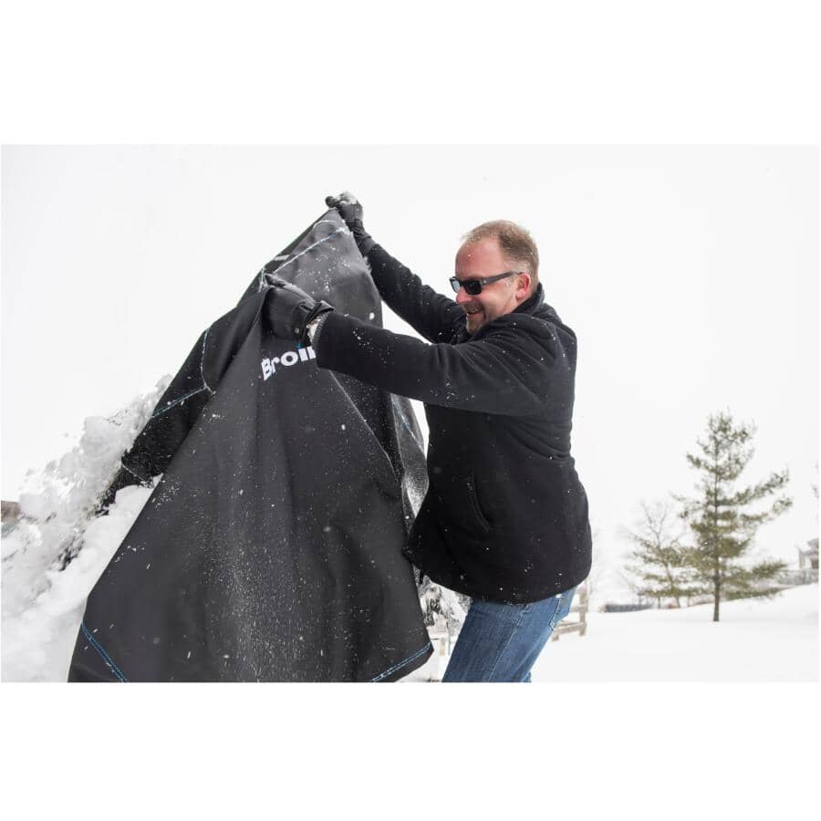 51" x 23" x 46" PVC Barbecue Cover, with Polyester Backing