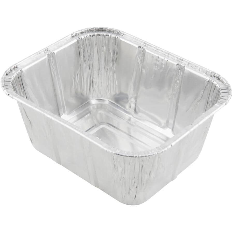 BBQ Aluminum Foil Drip Pans - 4.75" x 5.75", 3 Pack