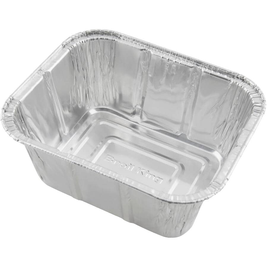 BBQ Aluminum Foil Drip Pans - 4.75" x 5.75", 3 Pack