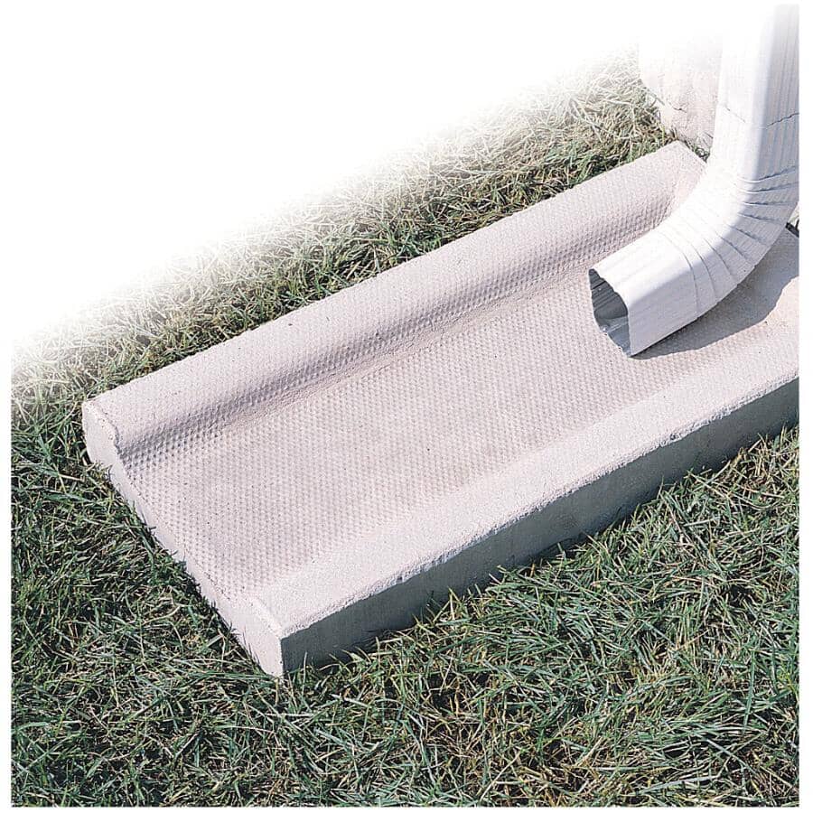 24" x 12" Natural Concrete Splash Pad