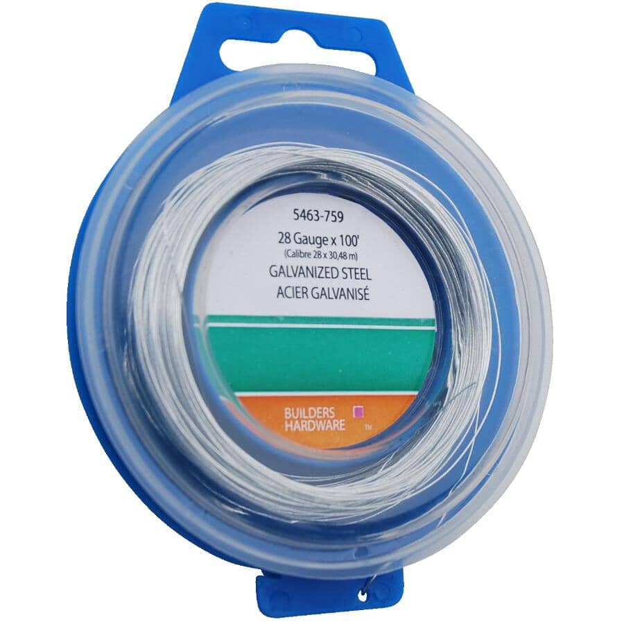 100' 28ga Galvanized Wire