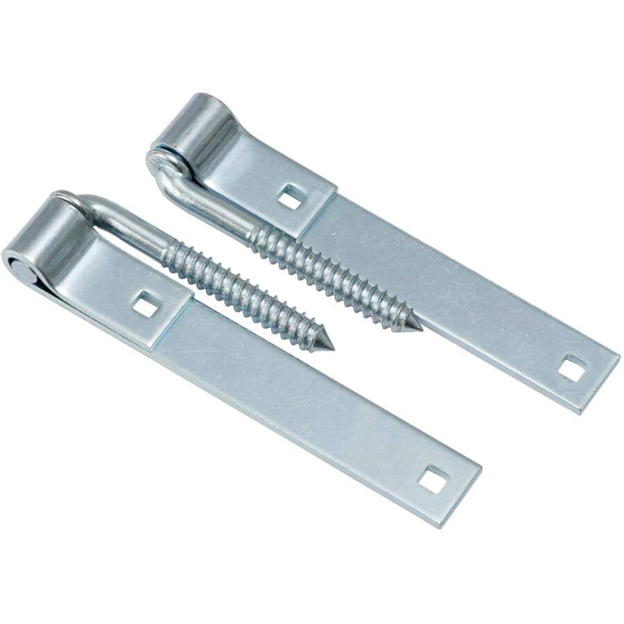 2 Pack 8" Steel Strap and Hook Hinges