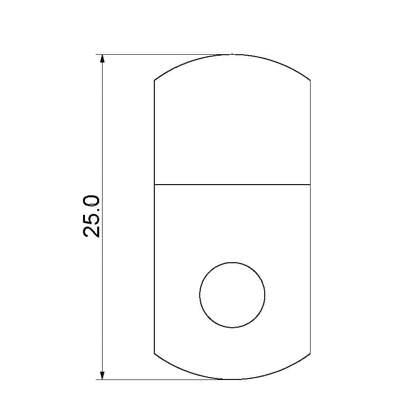 8 Pack Nickel Mirror Clips