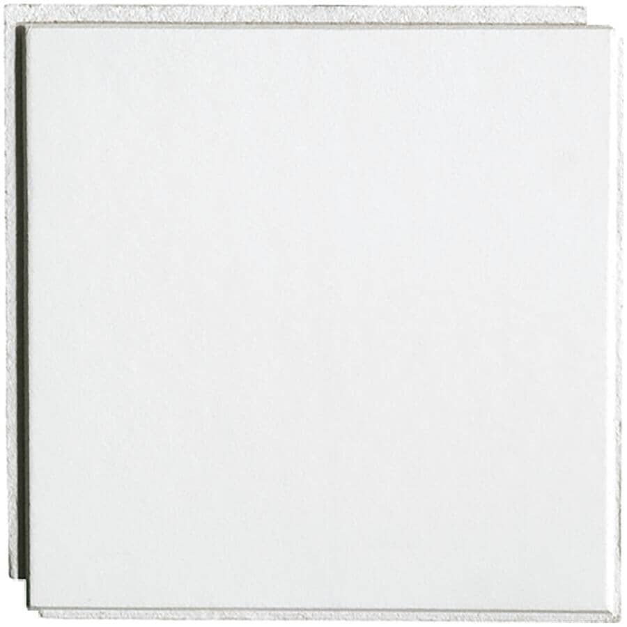 12" x 12" White Chablis Ceiling Tiles - 32 Pack