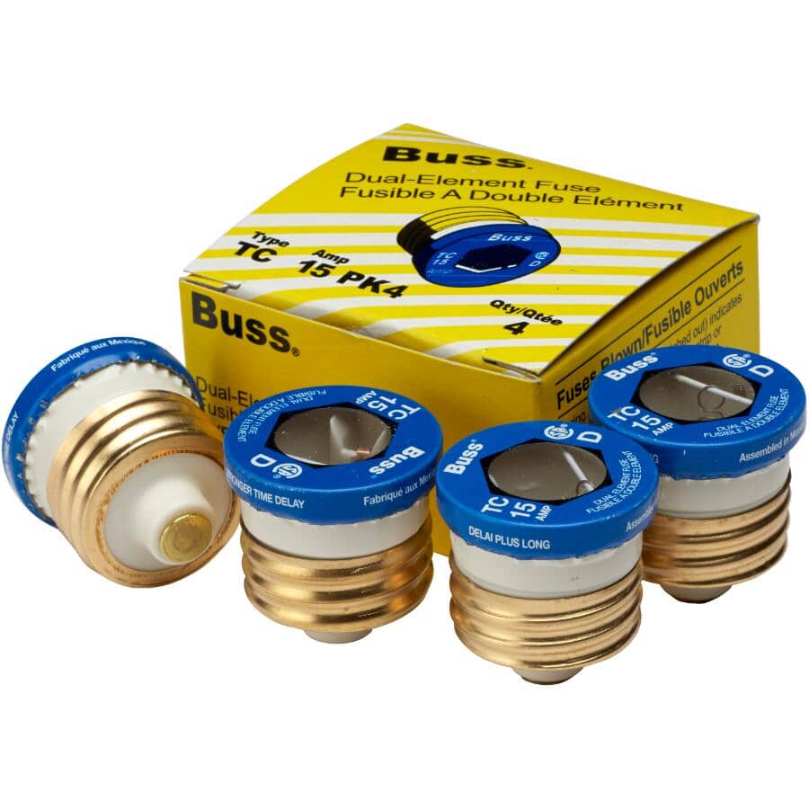 4 Pack 15 Amp Time Delay Fuses