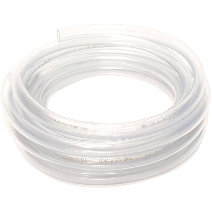 Clear Vinyl Tubing - 5/8" Inside Diameter x 3/4" Outside Diameter x 20'