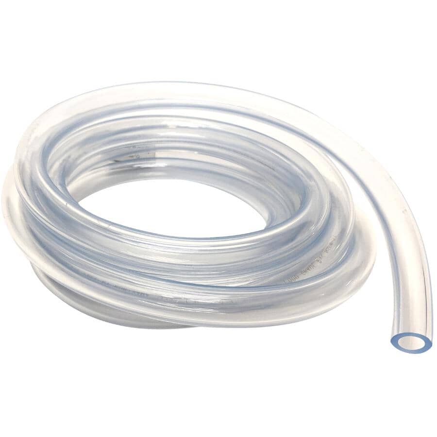 Clear Vinyl Tubing - 1/2" Inside Diameter x 5/8" Outside Diameter x 10'