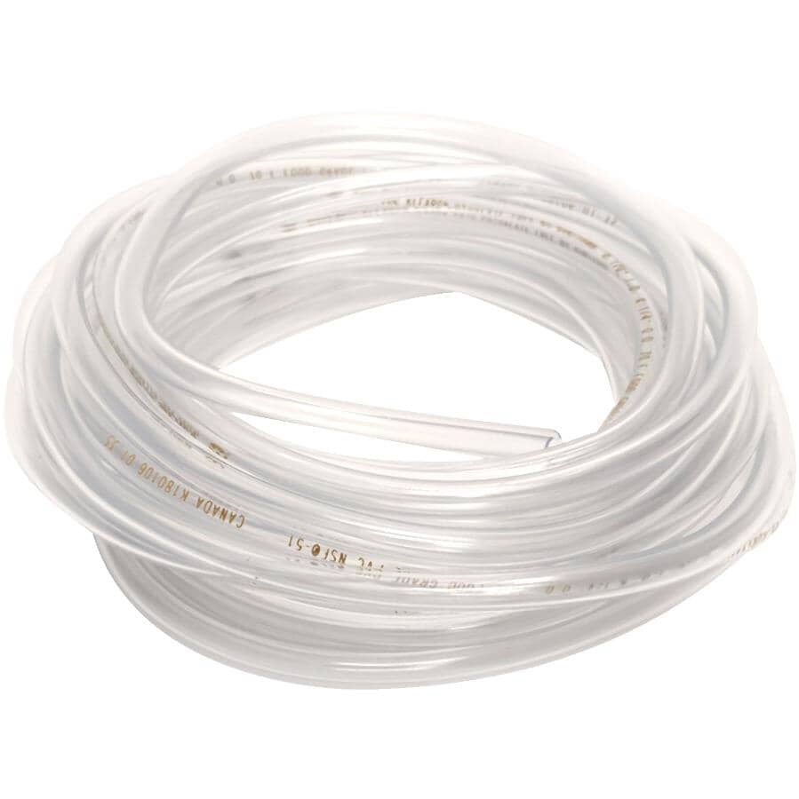 Clear Vinyl Tubing - 0.17" Inside Diameter x 1/4" Outside Diameter x 20'