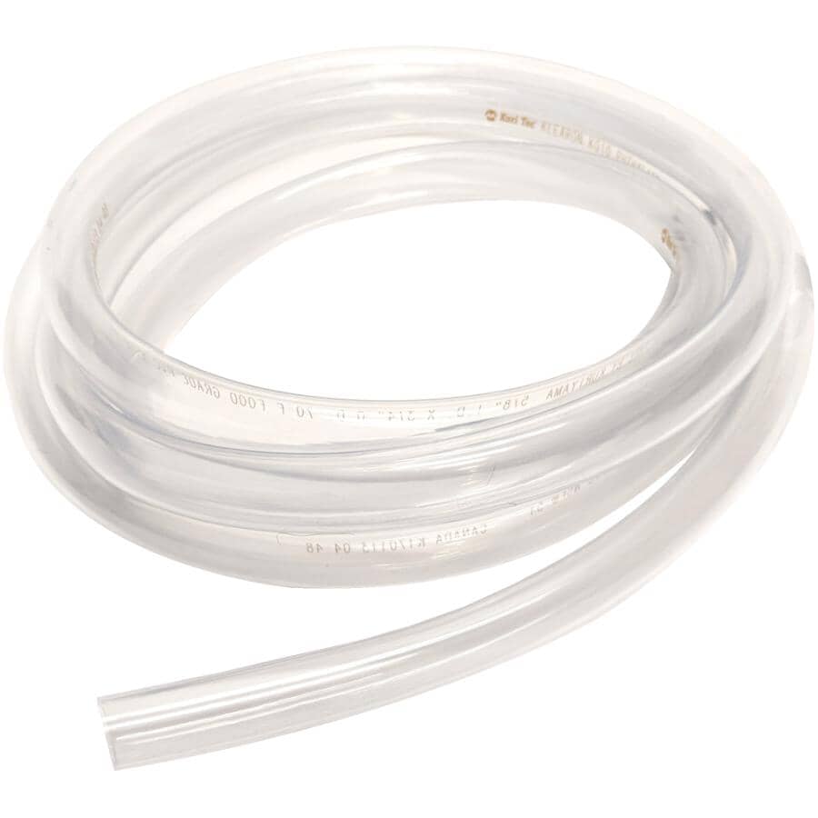 Clear Vinyl Tubing - 5/8" Inside Diameter x 3/4" Outside Diameter x 10'