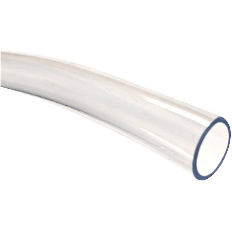 Clear Vinyl Tubing - 1/2" Inside Diameter x 3/4" Outside Diameter x 10'