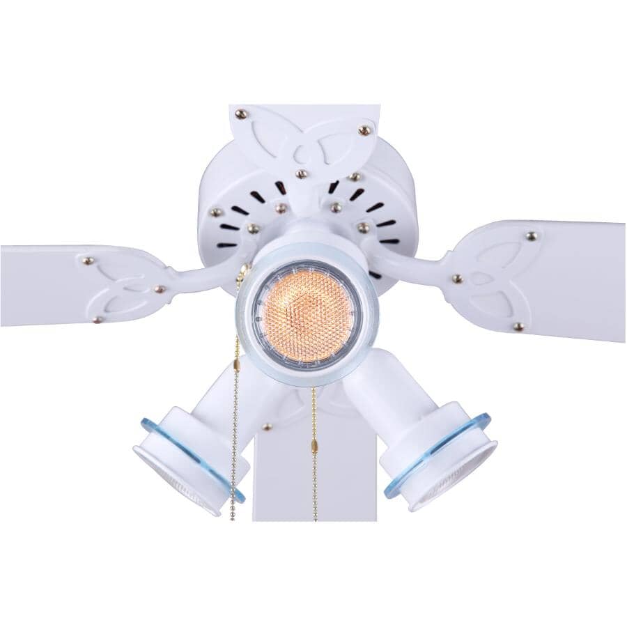 Catalyst 42" Ceiling Fan with Light - White
