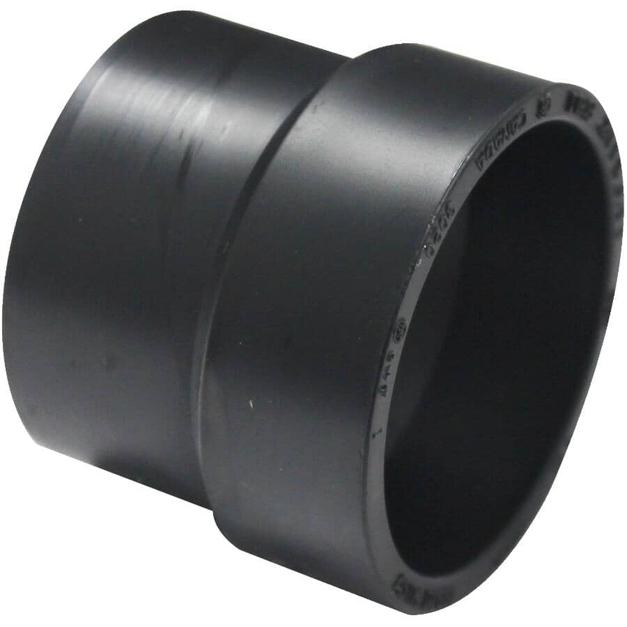 1-1/2" Hub x 1-1/4" Hub ABS Reducing Coupling