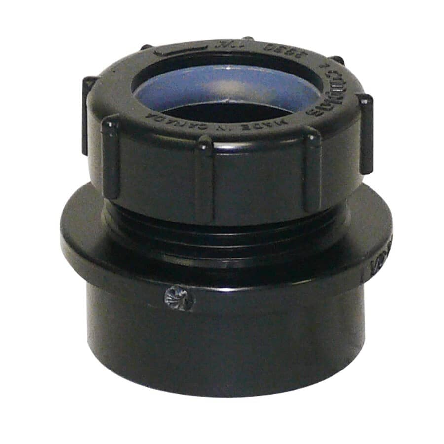 1-1/2" Spigot x 1-1/4" Slip ABS P-Trap Adapter