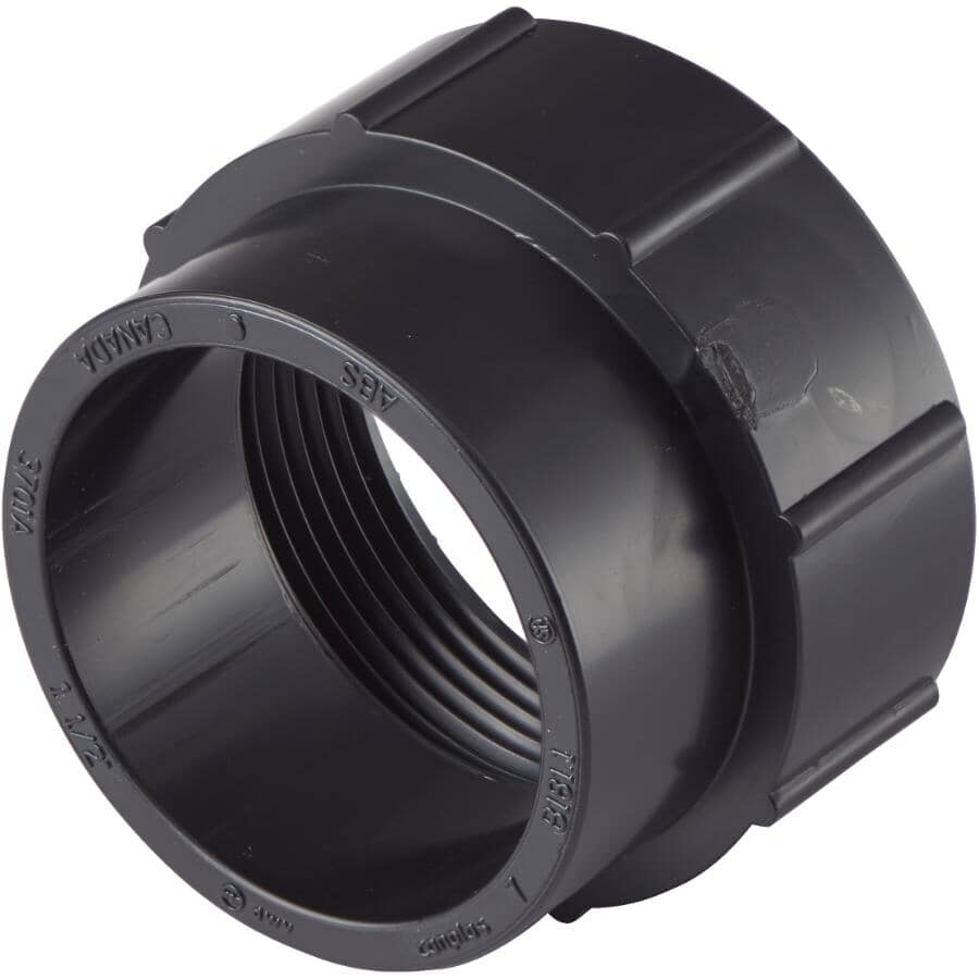 1-1/2" Spigot x FPT ABS Cleanout Fitting