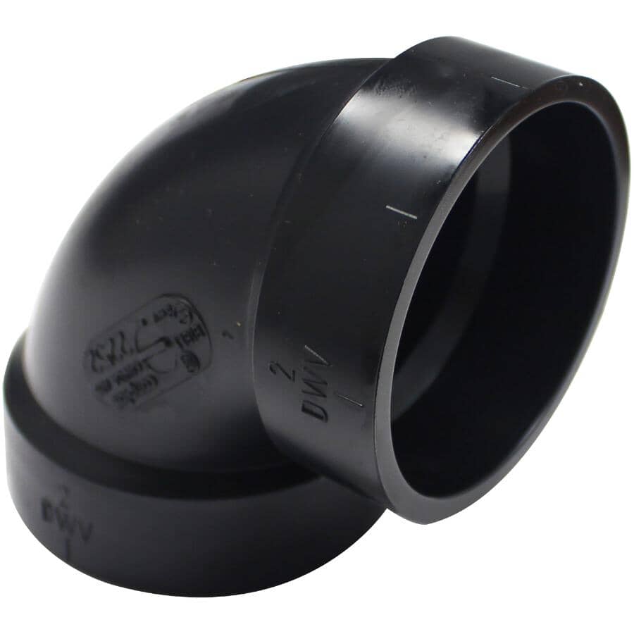 2" Hub x Hub ABS 90 Degree Elbow