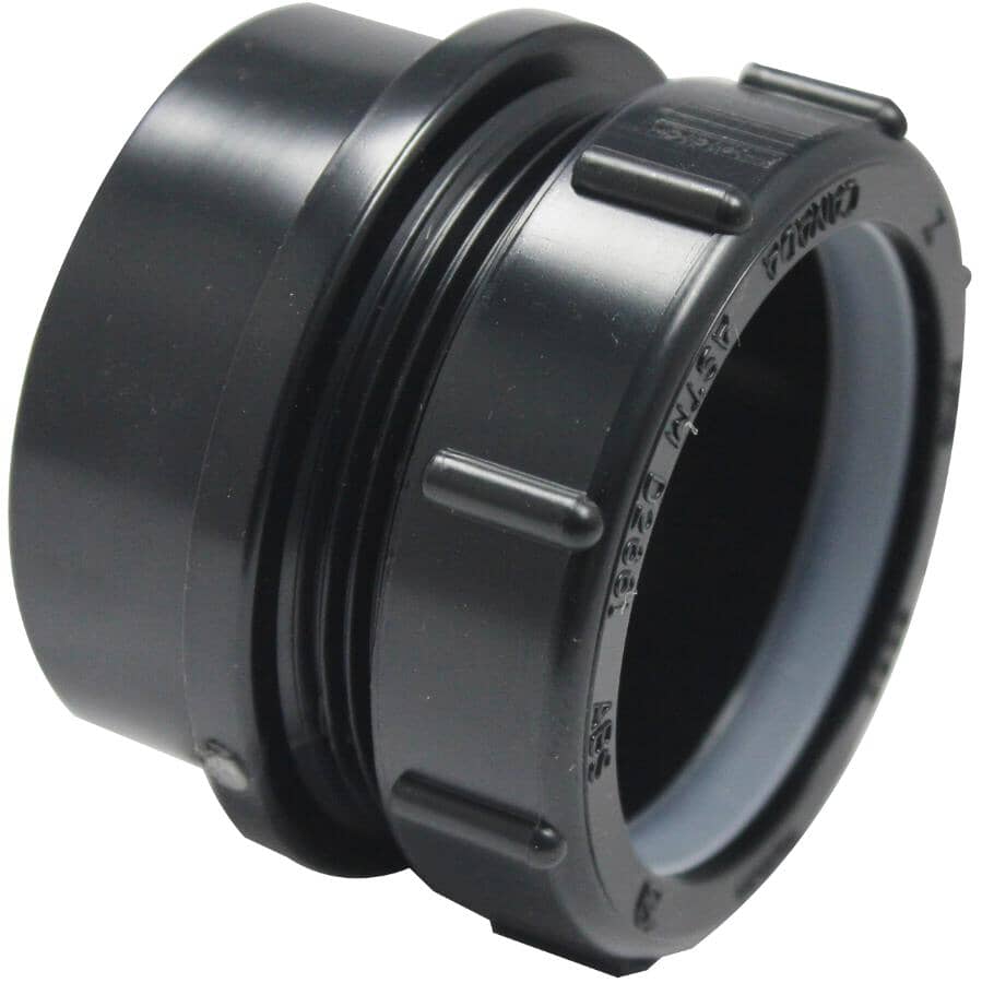 2" Spigot x 2" Slip ABS P-Trap Adapter