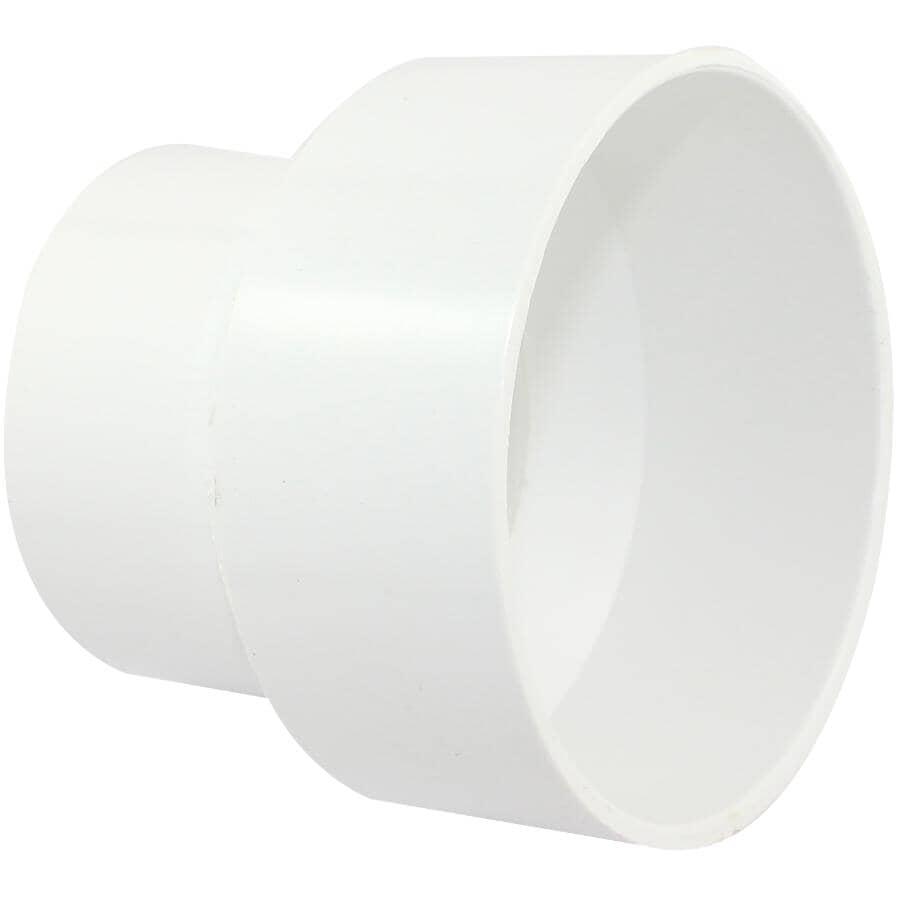 4" Hub x 3" Hub PVC Sewer Increaser Coupling
