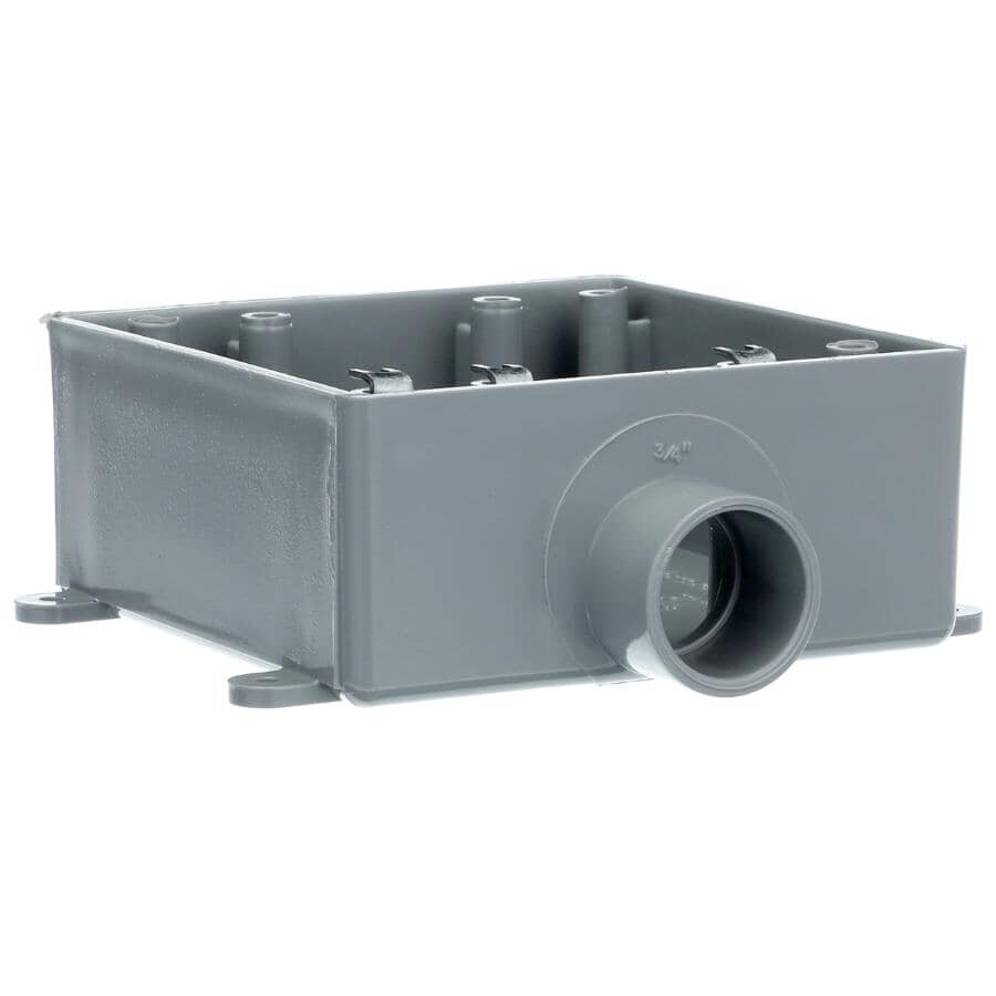 3/4" FSC PVC Double Gang Box