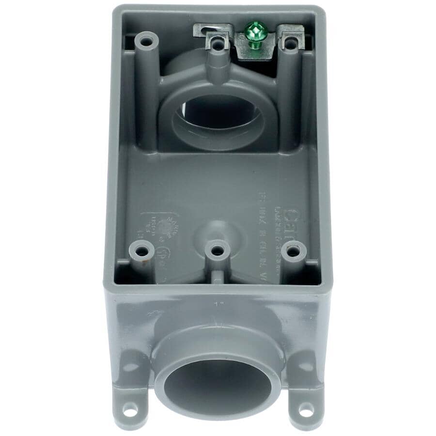 3/4" FSC PVC Single Gang Box