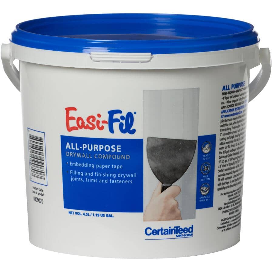 4.5L Pail Easi-Fil Premix All Purpose Compound